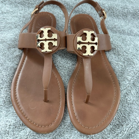 Tory Burch Claire Flat Thong Sandals - Picture 2 of 8